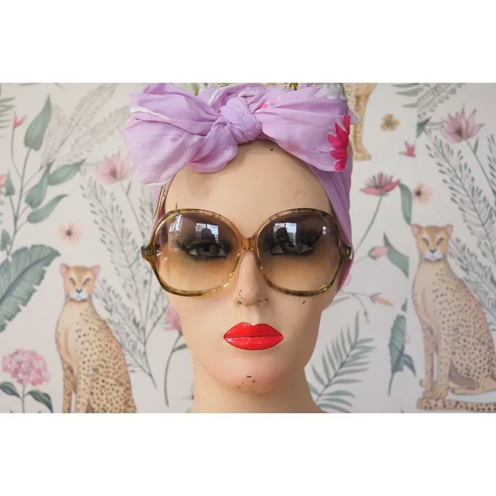 Vintage 1970s Sunglasses JACKIE Disco Retro USA Grandma Chic Beach Yacht